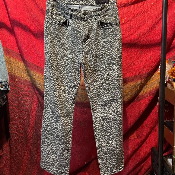 All saints leopard jeans - Picture 1 of 3